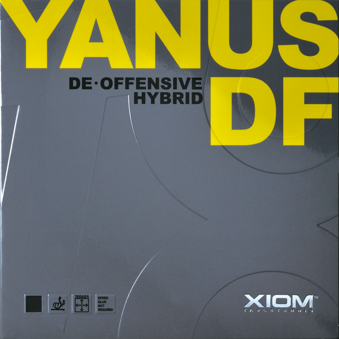 XIOM Yanus DF Defensive + Offensive Hybrid Table Tennis Rubber